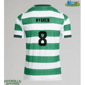 Celtic Benjamin Nygren #8 Hemmatröja 2025-26 Kortärmad